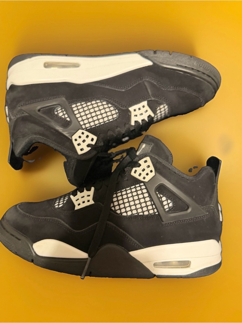 Jordan Men’s Black and White Retro Sneakers